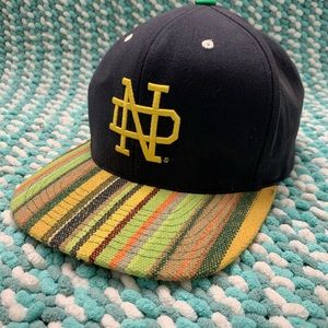 Notre Dame Mutli color Mitchell and Ness flat bill